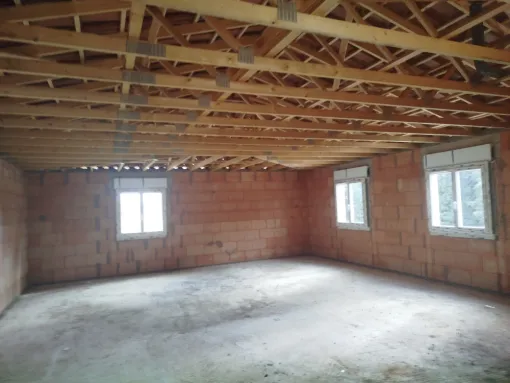 avant la pose de ossature métallique